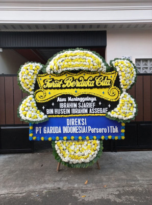 Papan Bunga Duka di Hantakan